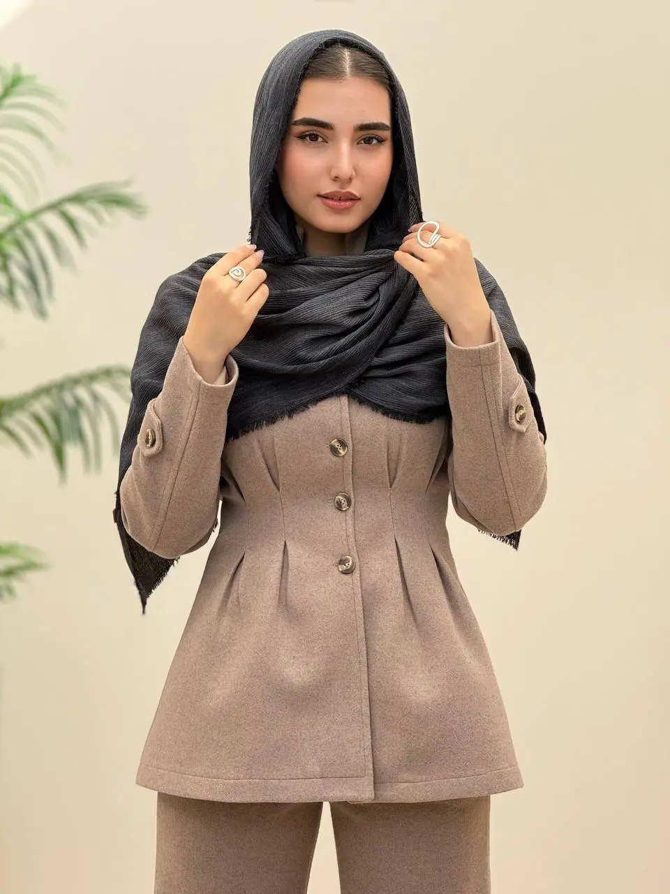 7619-شال پاییزه وینی
